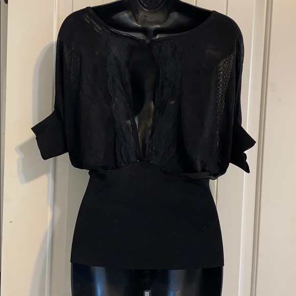 Express sheer batwing top - Picture 4 of 6